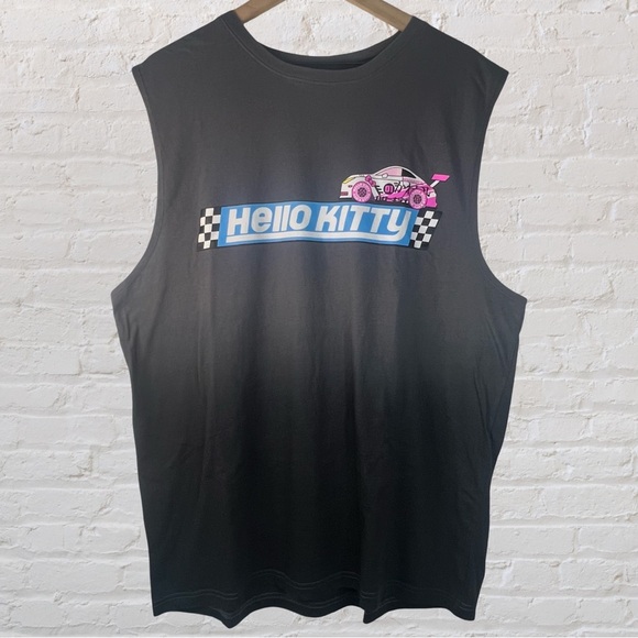 Hello Kitty Racing Tokyo Speed Muscle Tank Top Mens SIZE 2X - Picture 1 of 5